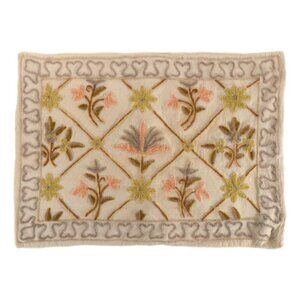 Pillow Sham Kashmiri Hand Embroiderey Crewel Cusion Pillow Cover BOHO Flovers